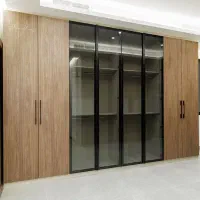 کمد مدل دکو فیکس درب شیشه ای