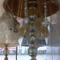 آباژور کرمی کاملا نو با کارتن|چراغ خواب و آباژور|قم, شهرک امام حسین|دیوار