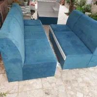 مبل هفت نفره|مبلمان خانگی و میز عسلی|رشت, باهنر|دیوار