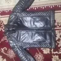 کاپشن چرم مصنوعی نو