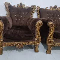 مبل ۹نفره کاملا سالم|مبلمان خانگی و میز عسلی|قائم‌شهر, |دیوار