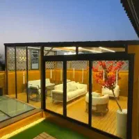 چوب ترموود نما روف