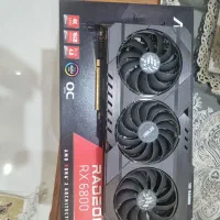 گرافیک 6800 asus tuf 16g