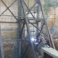 تخریب ساختمان/اجرای سازه نگهبان /مهاربندی/نبشی کشی|خدمات پیشه و مهارت|اصفهان, مرداویج|دیوار