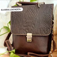 کیف  کمربند وکیف پول چرم