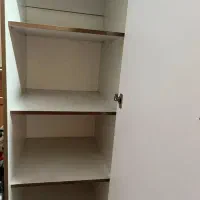 کمد چوبی mdf اینه دار بزرگ دوتایی