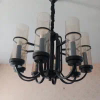 لوستر ۸ شعله فلزی