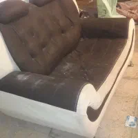 دو عد کاناپه اصل چرم امریکایی فروش فوری