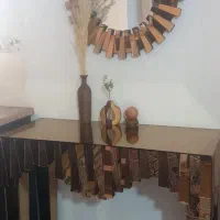 آینه و کنسول شیشه ایی
