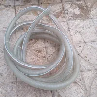 شیلنگ شفاف فنری