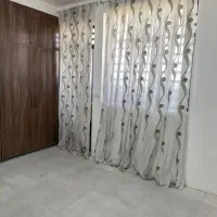 پرده طرح دار حریر ترک نباتی و شاین دار یاسی|پرده، رانر، رومیزی|کرمان, |دیوار
