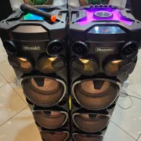 اسپیکر باند سیستم صوتی مکسیدر درحدنو با میکروفون|سیستم صوتی خانگی|تبریز, |دیوار