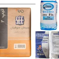 فروش عمده چسب کاشی پرسلانی.سیمان.گچ.مصالح ساختمانی