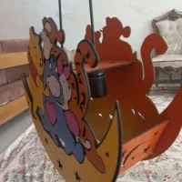 لوستر چوبی اتاق کودک طرح پو و دوستان|لوستر و چراغ آویز|تهران, شکوفه|دیوار
