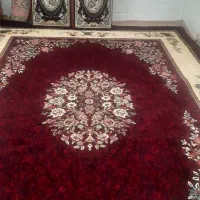 فرش در حد نو با ۳ پشتی و یک کناره