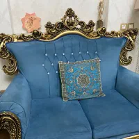 مبل هفت نفر با میز و جلو مبلی