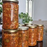 ترشی مخلوط مشهدی خانگی