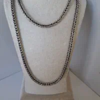 ست زنجیر دستبند و گردنی نقره