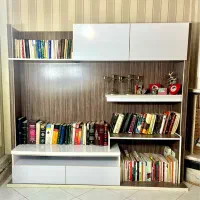 کتابخانه ، شلف ، ویترین ، میز تلویزیون