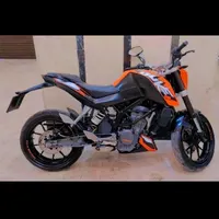 موتور ktm دوک ۲۰۰ cc  مدل 95|موتورسیکلت|پاکدشت, |دیوار