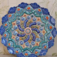 انواع بشقاب مینا کاری