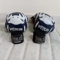 دستکش بوکس سایز ۱۲ به همراه باند