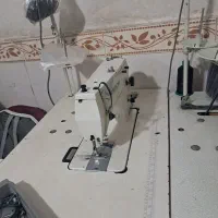 چرخ صنعتی زوجی دوخت راسته وزیگزاگ سالم بدون سرویس