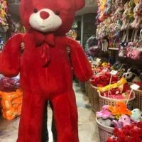 خرس بزرگ ۲ متری غول ولنتاینی  رنگ قرمز