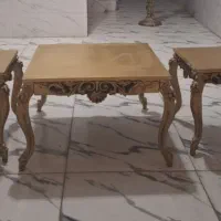 جلو مبلی چوبی عسلی