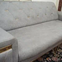 مبل سه نفره طوسی