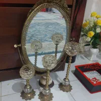 گل و اینه شمعدان