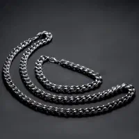 نیم ست Cartier مردانه نقره ای