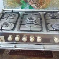 اجاق گاز سینجر فر تمام استیل سالم