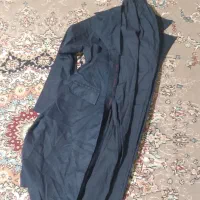 مانتو شلوار سرمه ای رنگ سایز ۳۶