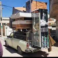 کارگر باربری حمل بار ،وانت نیسان، ماشین بار