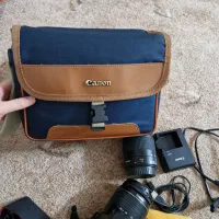 دوربین کنون همراه دو تا لنز|دوربین عکاسی و فیلم‌برداری|قرچک, داوود آباد|دیوار