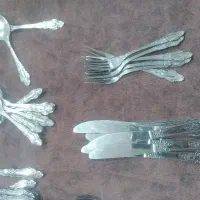 قاشق چنگال سرویس یه شکل|ظروف سرو و پذیرایی|قرچک, داوود آباد|دیوار