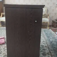 دراور چوبی قهوه‌ای و میز چرخ خیاطی|جاکفشی، کمد، دراور|تهران, ستارخان|دیوار