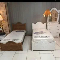 تخت یک نفره به همراه تشک جنس رویال با ارسال رایگان