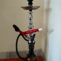 قلیان فلزی حکاکی شده آنتیک