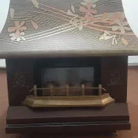 بخاری گازی/ طرح شومینه در حد نو