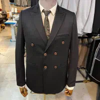 کت شلوار دبل برس مجلسی چکی به قیمت عمده