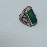 انگشتر نقره خط