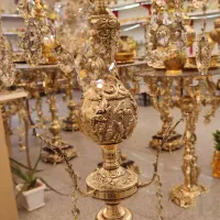 آباژور برنزی آباژور کنارسالنی شمعدان برنزی|صنایع دستی و سایر لوازم تزئینی|شیراز, آبیاری|دیوار
