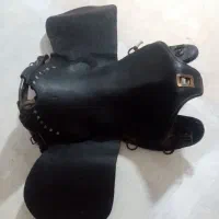 زین قدیمی چرم بلغار