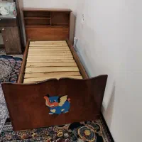 تخت یک نفره چوبی ومقاوم