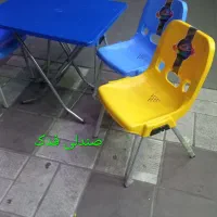 صندلی و میز پلاستیکی پایه فلزی (تکی و عمده)|صندلی و نیمکت|شهریار, شهریار|دیوار