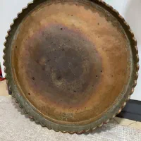 سینی مسی|کلکسیون اشیاء عتیقه|رشت, جهاد|دیوار