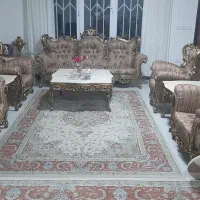 مبلمان استیل وناهار خوری وجلو مبلی