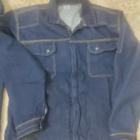 لباس کار جین سنگ شور شده همراه با شلوار